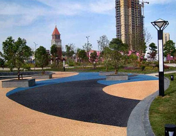 彩色透水路面